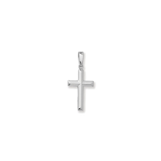 Silver plain cross pendant