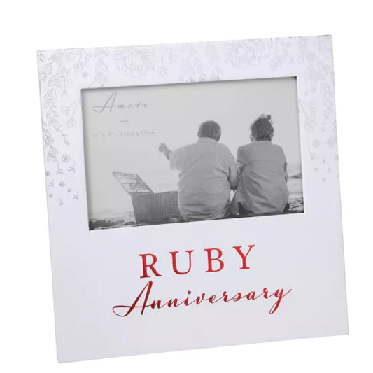 Ruby Anniversary photo frame