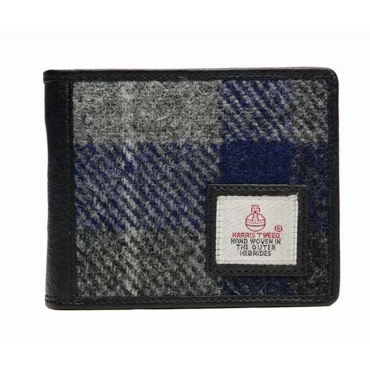 Maccessori Blue Check Trifold Wallet