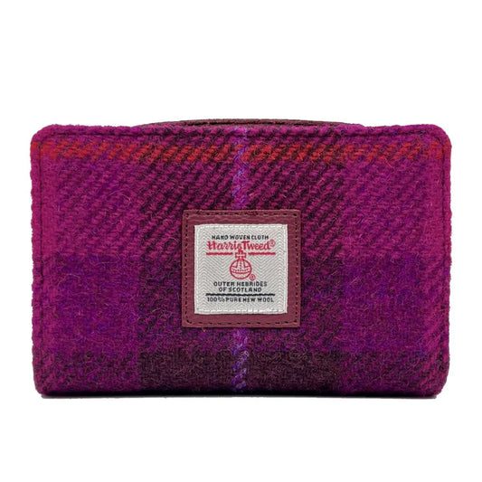 Maccessori Harris Tweed Dog Key Ring Purple Check